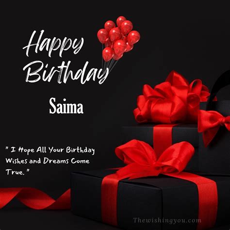 happy birthday saima